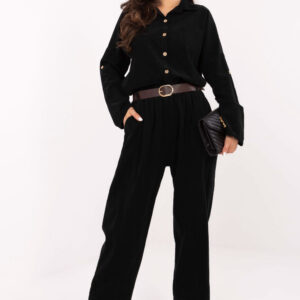 corduroy broek model 220821 Italy Moda