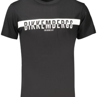BIKKEMBERGS MEN'S SHORT-SLEEVE T-SHIRT BLACK