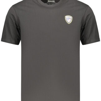 BLAUER APPAREL MEN'S SHORT-SLEEVE T-SHIRT BLACK