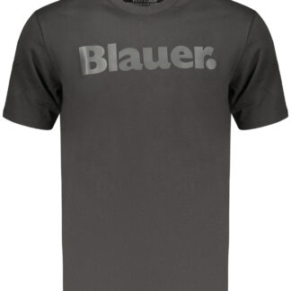 BLAUER APPAREL MEN'S SHORT-SLEEVE T-SHIRT BLACK