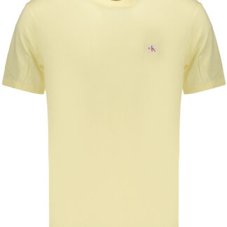 CALVIN KLEIN MEN'S SHORT-SLEEVED T-SHIRT YELLOW