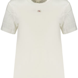CALVIN KLEIN WOMEN'S SHORT-SLEEVE T-SHIRT WHITE