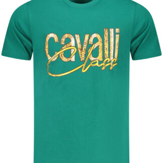 CAVALLI CLASS SHORT SLEEVE T-SHIRT MEN GREEN