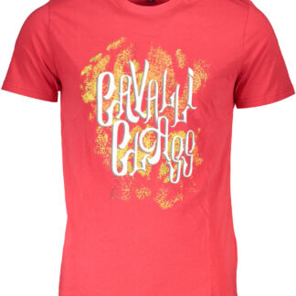CAVALLI CLASS SHORT SLEEVE T-SHIRT MEN RED