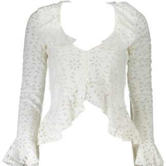 DESIGUAL SHIRT LONG SLEEVE WOMAN WHITE