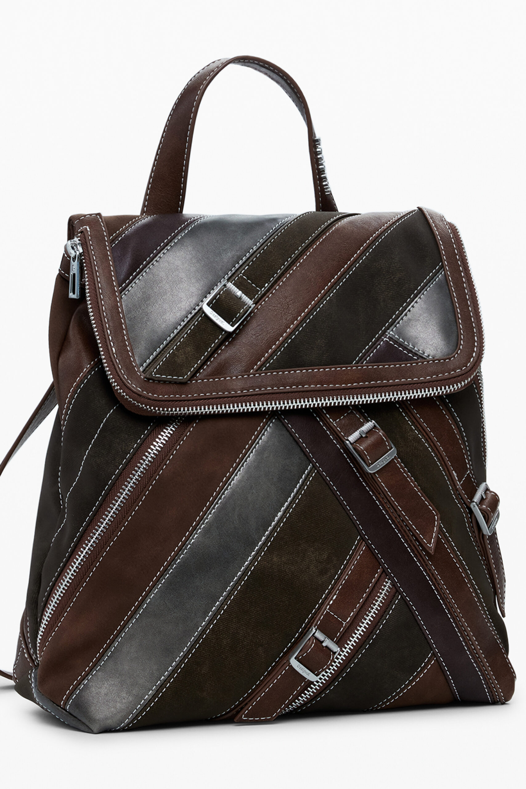 DESIGUAL WOMEN'S BROWN BACKPACK - Afbeelding 2