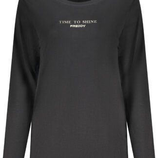 FREDDY WOMEN'S LONG-SLEEVED T-SHIRT BLACK