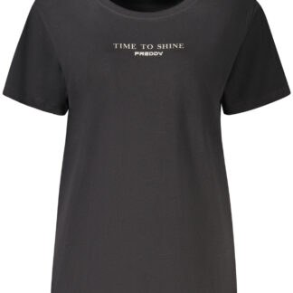 FREDDY WOMEN'S SHORT-SLEEVE T-SHIRT BLACK