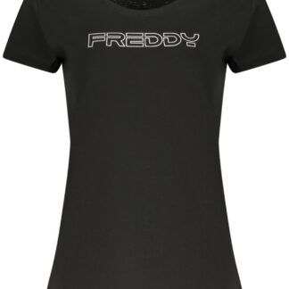 FREDDY WOMEN'S SHORT-SLEEVE T-SHIRT BLACK