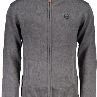 GIAN MARCO VENTURI MEN'S GRAY SWEATER