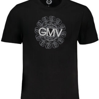 GIAN MARCO VENTURI MEN'S SHORT SLEEVE T-SHIRT BLACK