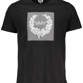 GIAN MARCO VENTURI MEN'S SHORT SLEEVE T-SHIRT BLACK