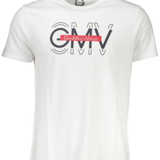 GIAN MARCO VENTURI MEN'S SHORT SLEEVE T-SHIRT WHITE