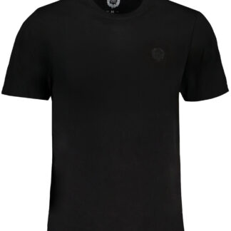 GIAN MARCO VENTURI MEN'S SHORT SLEEVED T-SHIRT BLACK