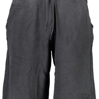 GUESS JEANS BLACK MEN'S BERMUDA TROUSERS