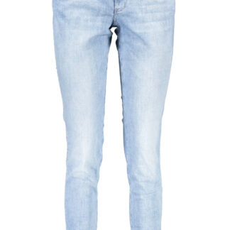 GUESS JEANS JEANS DENIM WOMAN LIGHT BLUE