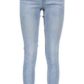 GUESS JEANS JEANS DENIM WOMAN LIGHT BLUE