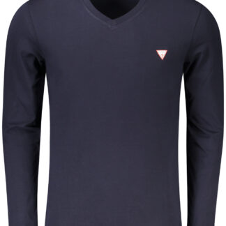 GUESS JEANS LONG SLEEVE T-SHIRT MEN BLUE