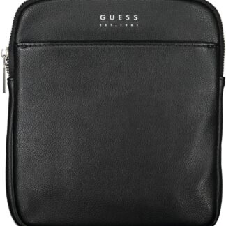 GUESS JEANS MEN'S BLACK SHOULDER BAG