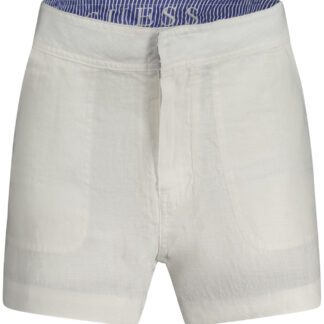 GUESS JEANS SHORT PANTS WOMEN WHITE