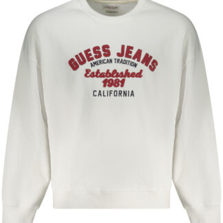 GUESS JEANS SWEATSHIRT WITHOUT ZIP MEN WHITE
