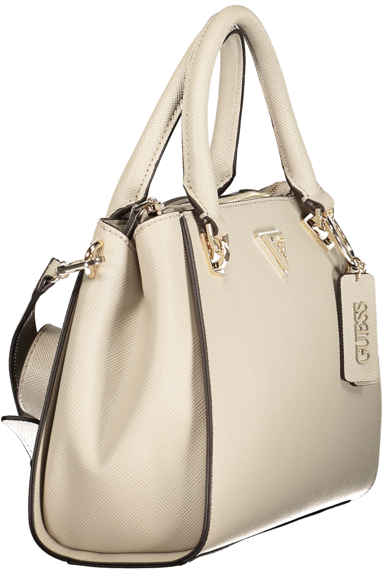 GUESS JEANS WOMEN'S BEIGE BAG - Afbeelding 3