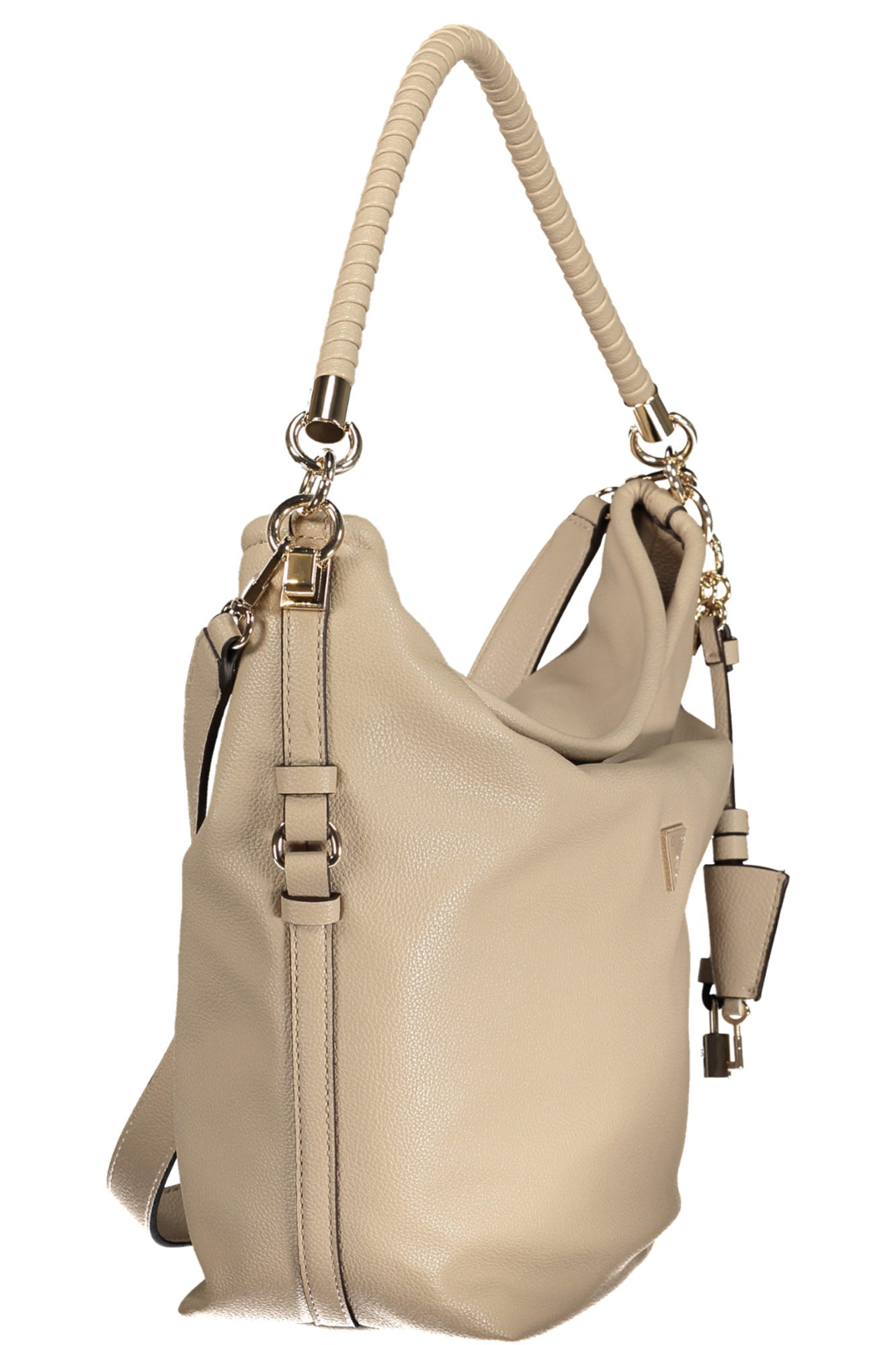 GUESS JEANS WOMEN'S BEIGE BAG - Afbeelding 3