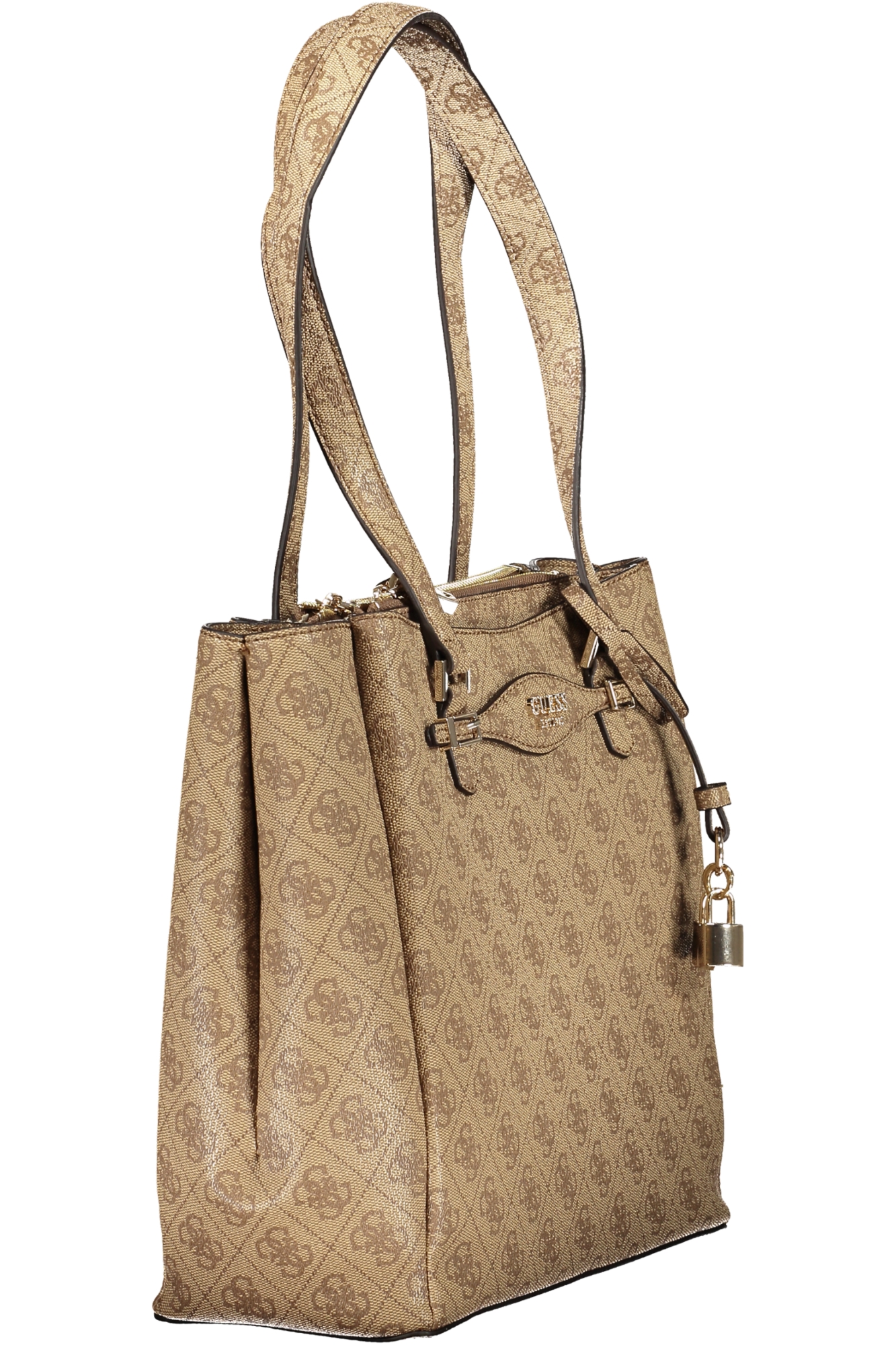 GUESS JEANS WOMEN'S BEIGE BAG - Afbeelding 3