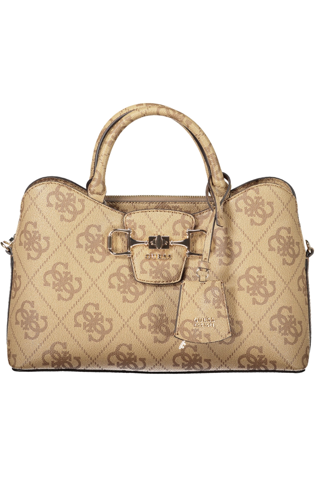 GUESS JEANS WOMEN'S BEIGE BAG