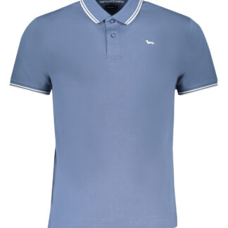 HARMONT & BLAINE MEN'S SHORT SLEEVED POLO SHIRT BLUE