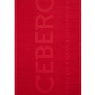 ICEBERG MEN'S RED BEACH TOWEL