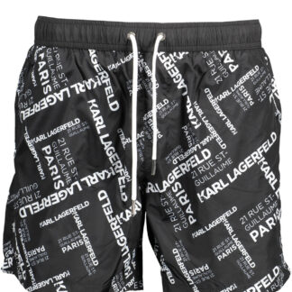 KARL LAGERFELD BEACHWEAR COSTUME PARTS UNDER MAN BLACK
