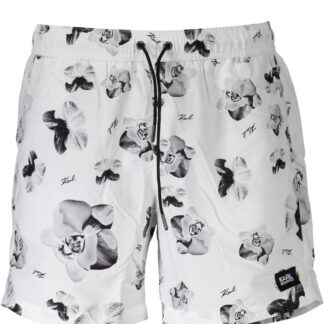KARL LAGERFELD BEACHWEAR SWIMSUIT BOTTOM MEN WHITE