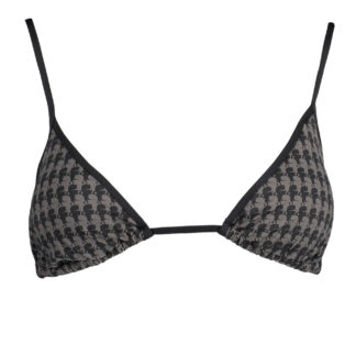 KARL LAGERFELD BEACHWEAR SWIMSUIT PARTS ABOVE WOMAN BLACK