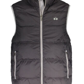 LA MARTINA BLACK MAN SLEEVELESS