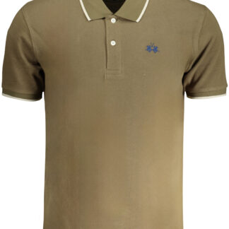 LA MARTINA MEN'S GREEN SHORT-SLEEVED POLO SHIRT