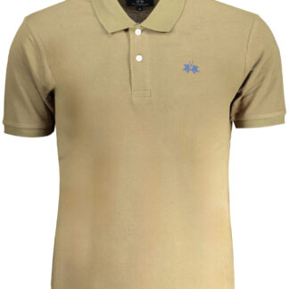 LA MARTINA MEN'S GREEN SHORT SLEEVED POLO SHIRT