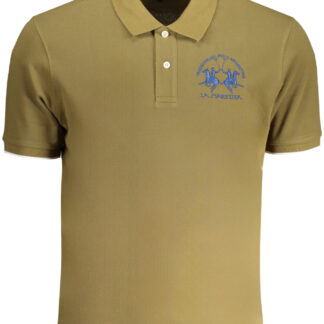 LA MARTINA MEN'S GREEN SHORT-SLEEVED POLO SHIRT