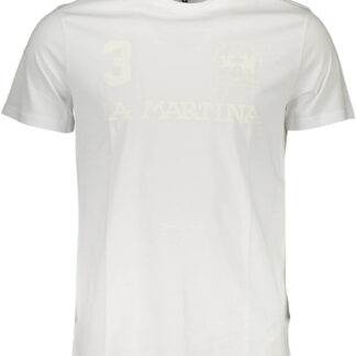 LA MARTINA MEN'S SHORT SLEEVE T-SHIRT WHITE