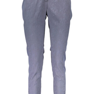 LIU JO BLUE WOMAN TROUSERS