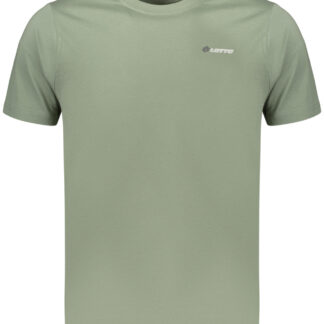 LOTTO MEN'S SHORT-SLEEVED GREEN T-SHIRT