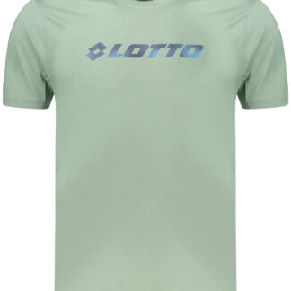 LOTTO MEN'S SHORT-SLEEVED GREEN T-SHIRT