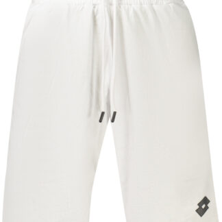 LOTTO MEN'S WHITE BERMUDA TROUSERS