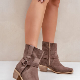 Laarsjes met hoge hak model 203867 Step in style