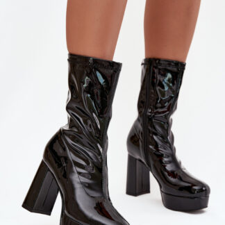 Laarsjes met hoge hak model 219264 Step in style