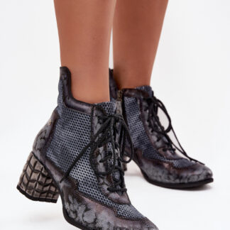Laarsjes met hoge hak model 219582 Step in style