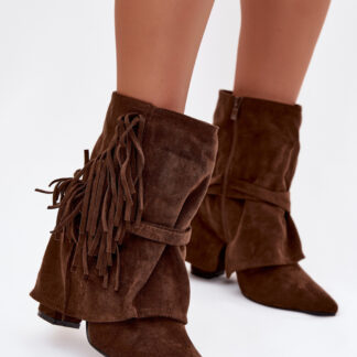 Laarsjes met hoge hak model 221130 Step in style