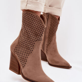 Laarsjes met hoge hak model 224239 Step in style