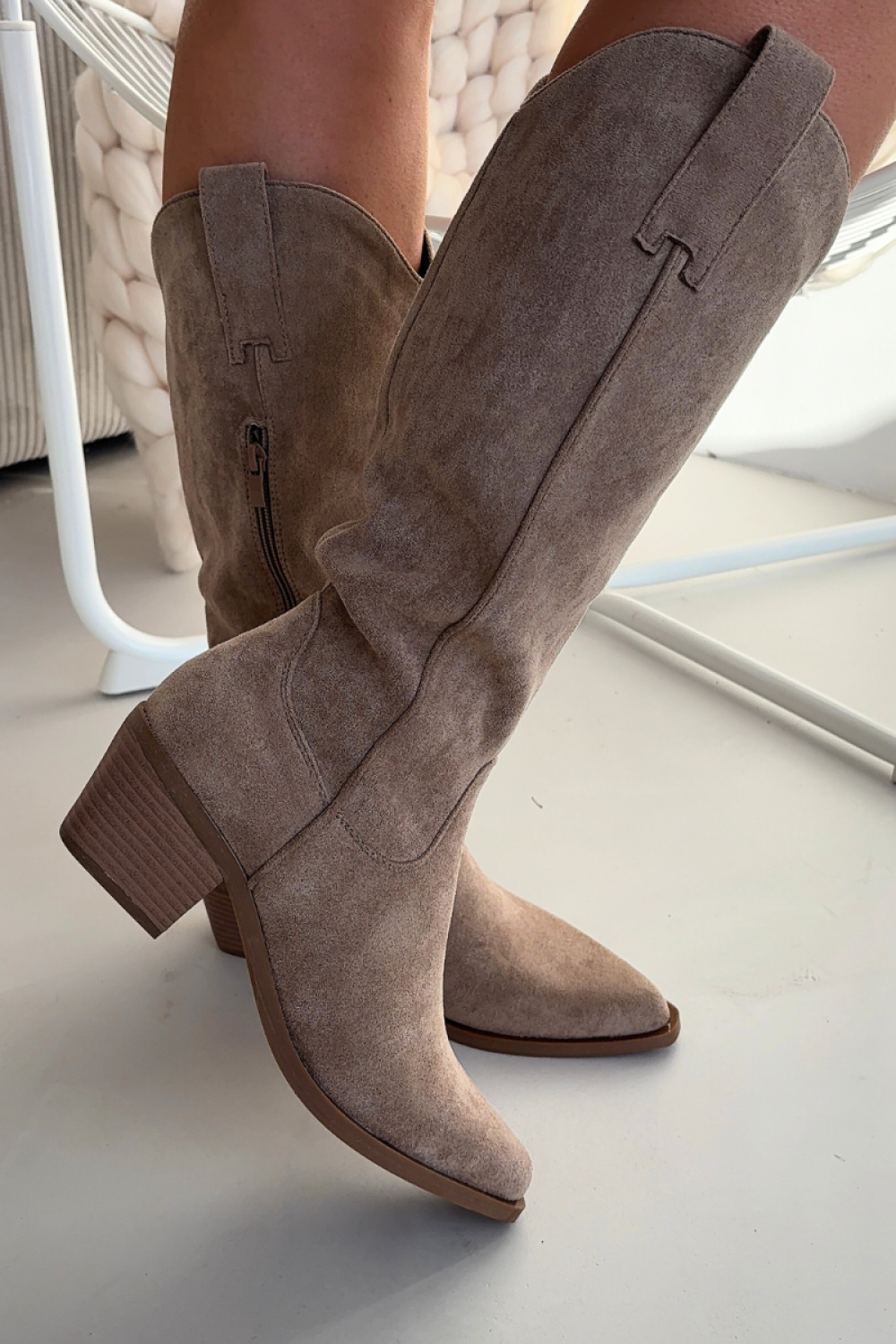 Laarzen met hoge hakken model 222529 Step in style