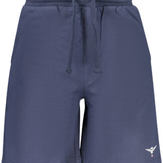 MILITARY ACADEMY MEN'S BLUE SHORT TRACKSUIT TROUSERS